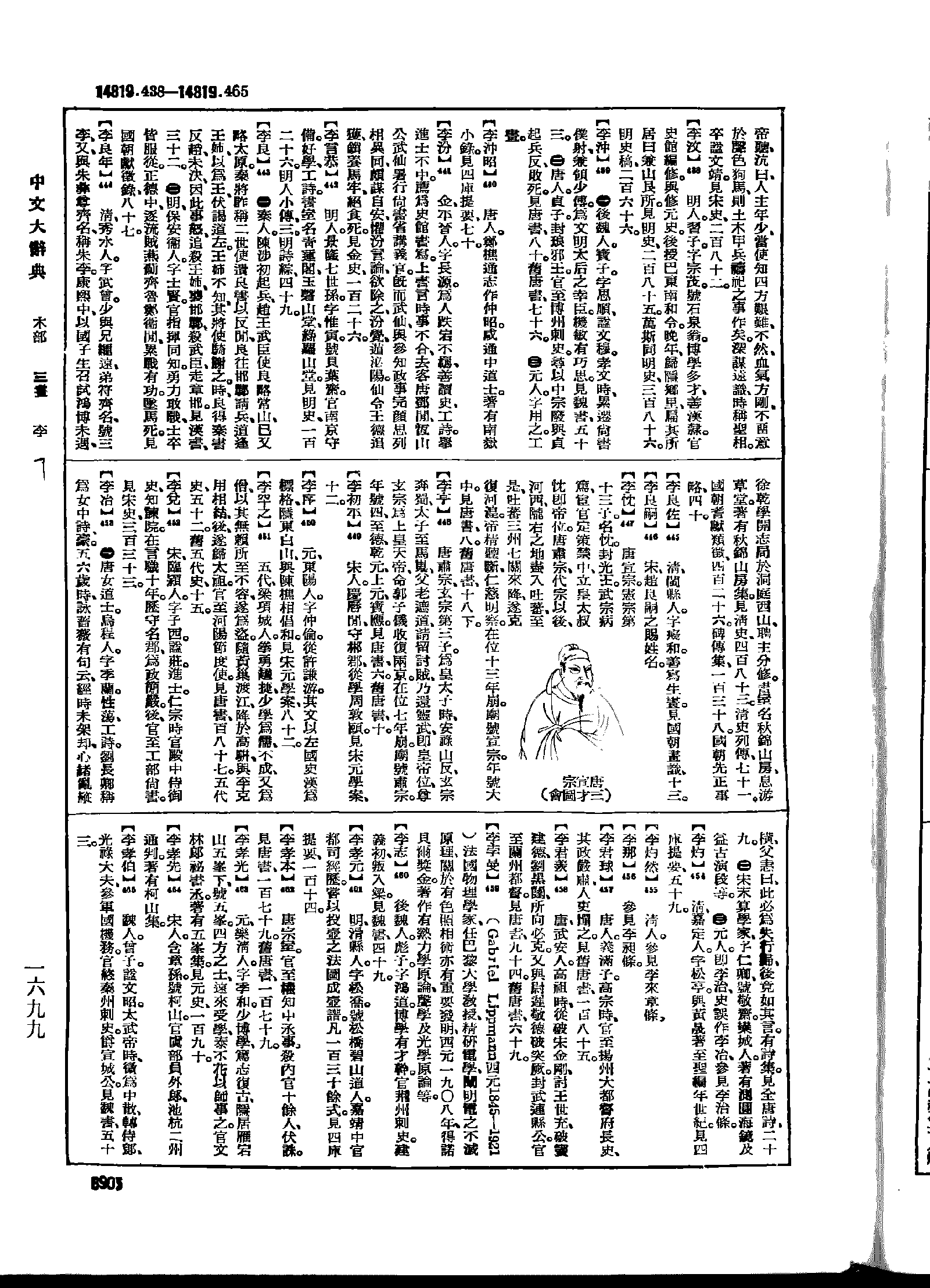 《中文大辞典》 第6905页
