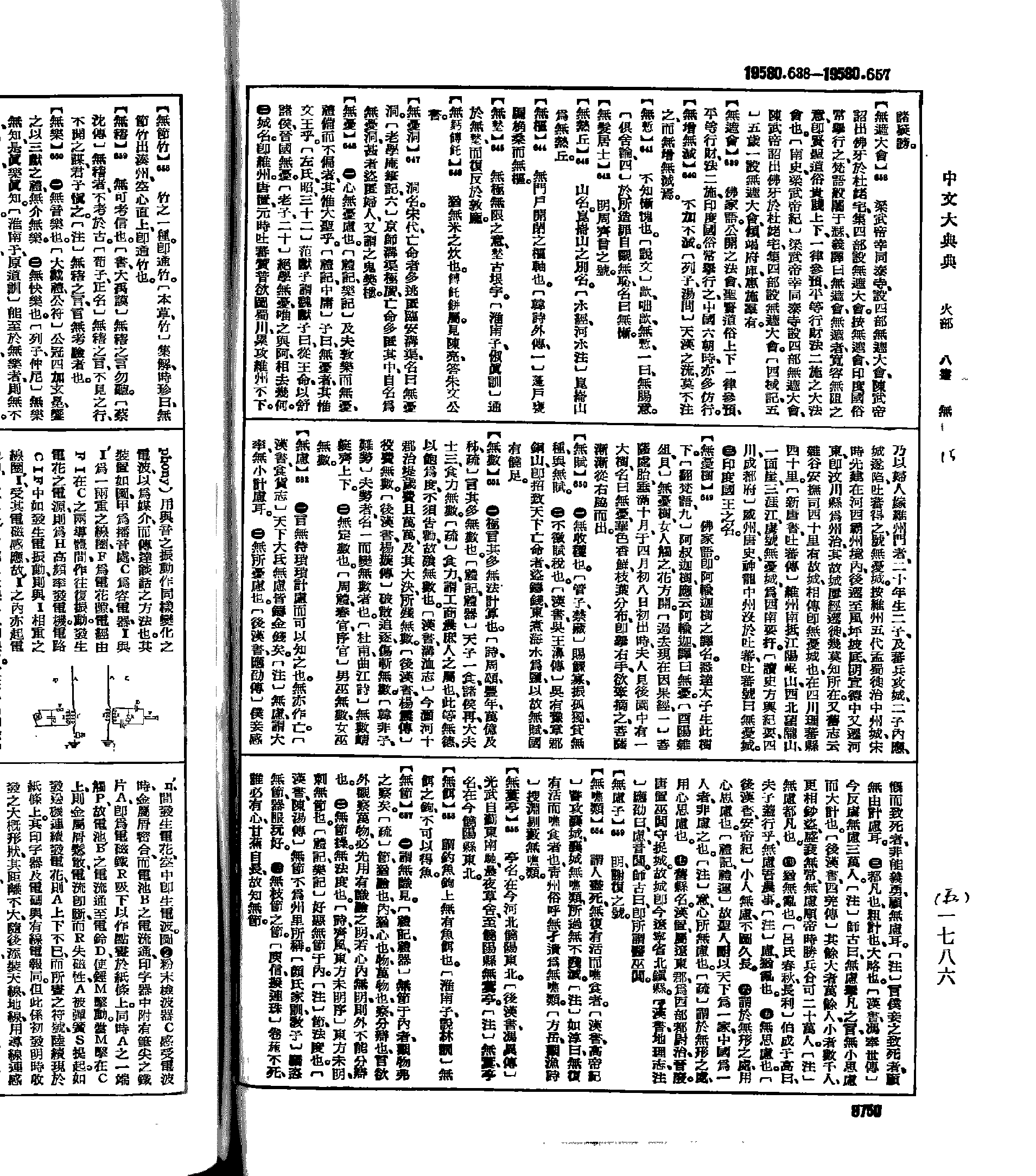 《中文大辞典》 第8750页
