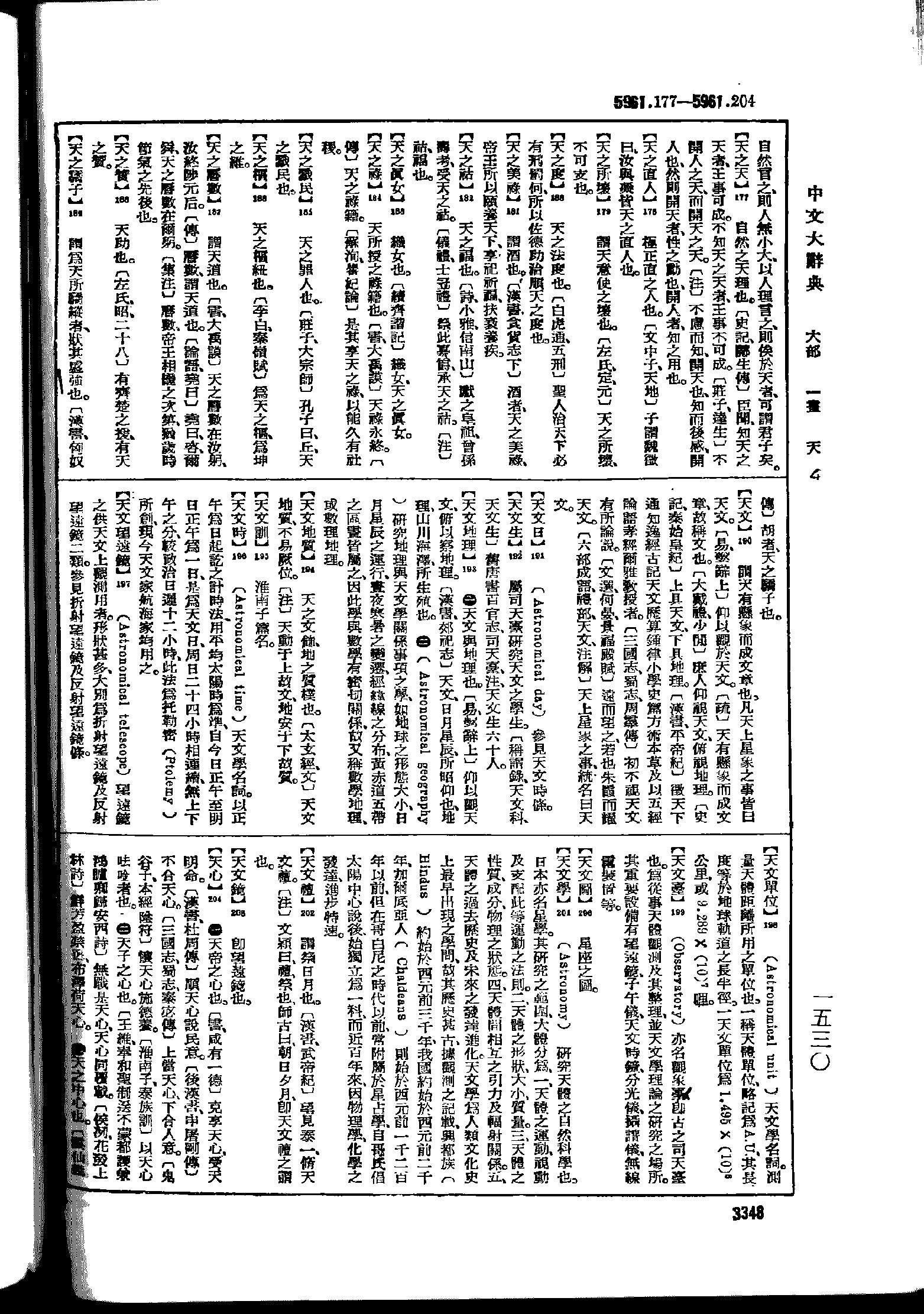 《中文大辞典》 第3348页